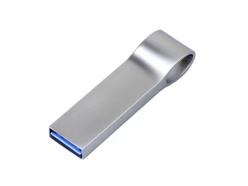 USB 2.0-флешка на 64 Гб с мини чипом, компактный дизайн, боковое отверстие для цепочки фото 3