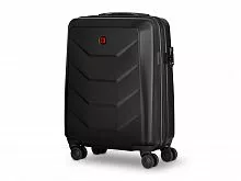 Чемодан WENGER Prymo, чёрный, малый, 40х55х20 см, 36 л, ABS+PC