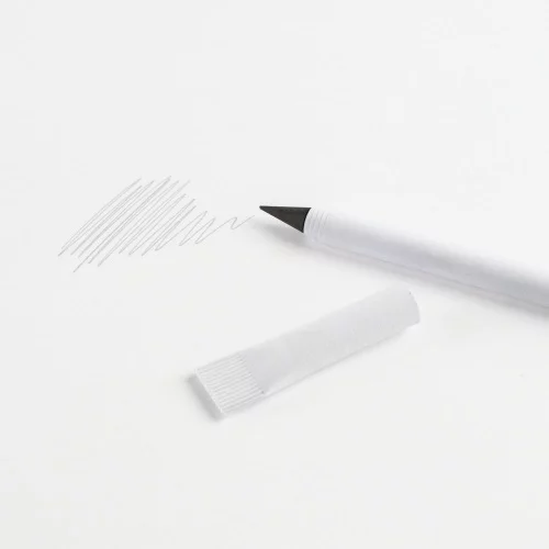 Вечный карандаш Carton Inkless, белый фото 2