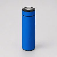 Вакуумный термос Vacuum Flask C1, soft touch, 420мл, синий