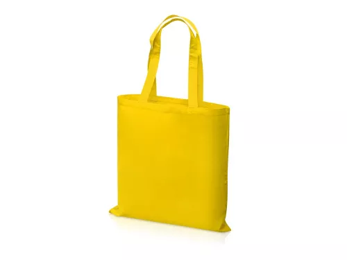 Сумка для шопинга Carryme 140 хлопковая, 140 г/м2, желтый фото 6