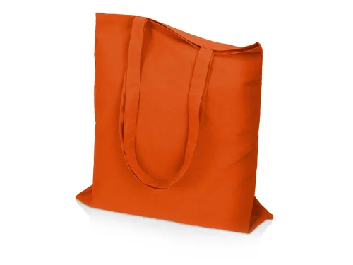 Сумка для шопинга Carryme 140 хлопковая, 140 г/м2, оранжевый фото 7