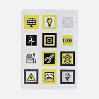 Стикерпак UV-DTF Industry, энергетика