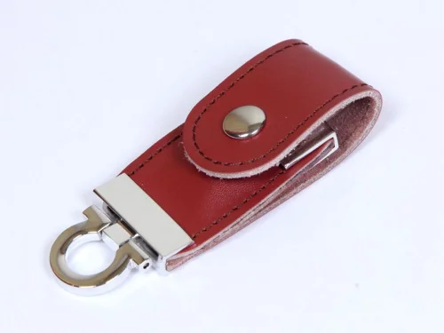 USB-флешка на 32 Гб в виде брелка, коричневый фото 2