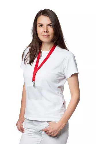 Лента для бейджа Neckband, синяя фото 4