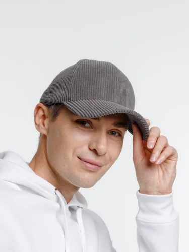 Бейсболка Soft Core, серая фото 5