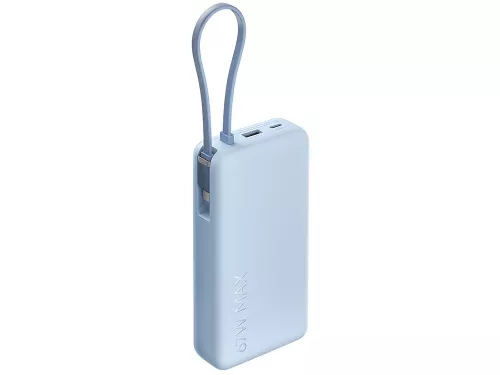 Внешний аккумулятор со встроенным кабелем Xiaomi 67W Power Bank 20000 (Integrated Cable) Ice Blue фото 5 Внешний аккумулятор со встроенным кабелем Xiaomi 67W Power Bank 20000 (Integrated Cable) Ice Blue фото 5