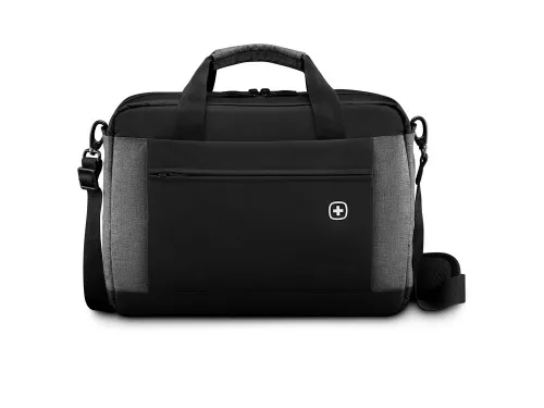 Портфель для ноутбука 16'' WENGER Underground, черный/серый, полиэстер, 43 x 9 x 31 см, 9 л фото 4 Портфель для ноутбука 16'' WENGER Underground, черный/серый, полиэстер, 43 x 9 x 31 см, 9 л фото 4