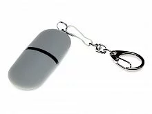 Флешка Goutte Soft-touch на 128 Гб, серый