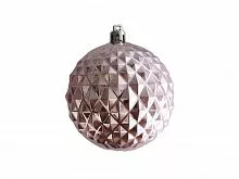 Новогоднее подвесное украшение из полистирола / 8x8x8см, розовый 87353