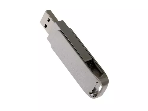 USB 2.0- флешка на 16 Гб поворотный механизм 2 в 1, c дополнительным разъемом Type-C с одноцветным металлическим клипом, серебристый фото 2 USB 2.0- флешка на 16 Гб поворотный механизм 2 в 1, c дополнительным разъемом Type-C с одноцветным металлическим клипом, серебристый фото 2