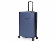 Чемодан TORBER Onego, синий, ABS-пластик, 79,5 х 51 х 29 см, 103 л
