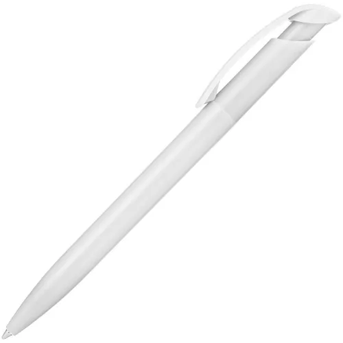 Ручка шариковая Clear Solid, белая фото 2