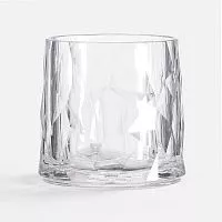Стакан небьющийся Sate Crystal, вращающийся, прозрачный