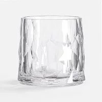Стакан небьющийся Sate Crystal, вращающийся, прозрачный