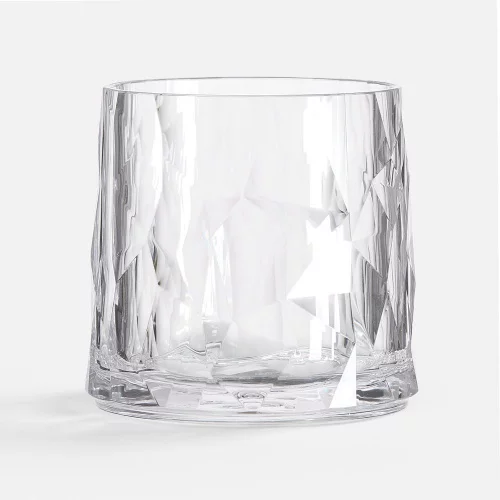 Стакан небьющийся Sate Crystal, вращающийся, прозрачный