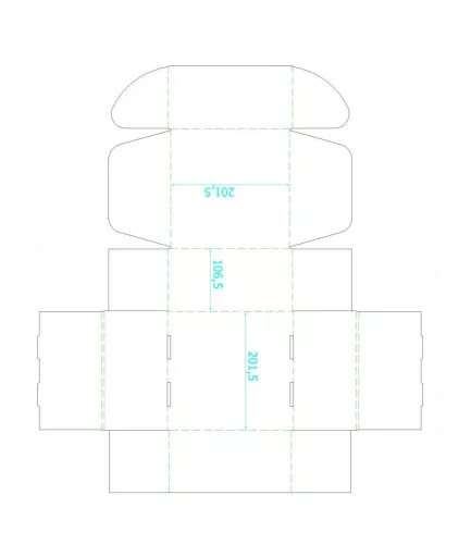 Коробка Medio, крафт фото 3