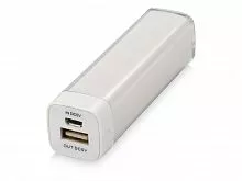 Портативное зарядное устройство Ангра, 2200 mAh, белый
