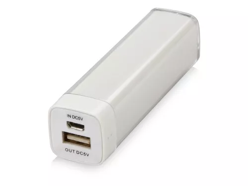 Портативное зарядное устройство Ангра, 2200 mAh, белый