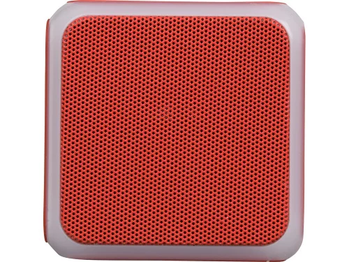 Портативная колонка Cube с подсветкой, красный фото 4