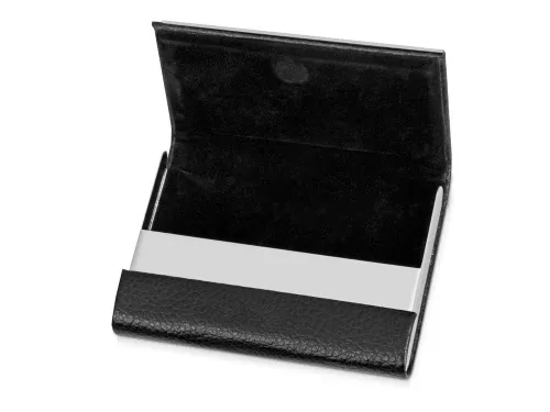 Визитница Pierre Cardin. Корпус - иск.кожа. Размер 9,5 х 6,6 х 1,4 см. Цвет - черный фото 7
