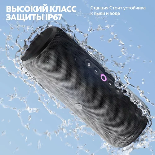 Умная колонка «Яндекс Станция Стрит», черная фото 9
