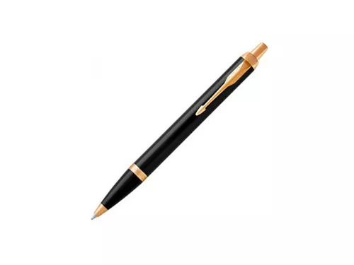 Ручка шариковая Parker IM Core Black GT, черный/золотистый