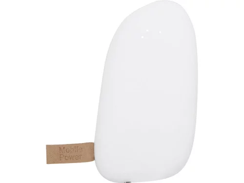 Внешний аккумулятор в форме камня Stone, 5200 mAh, белый фото 3