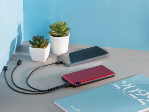 Внешний аккумулятор Forge v.2, металл, 10000mah, красный фото 9