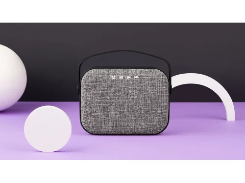 Портативная колонка Rombica Mysound Mia с логотипом, серый фото 5