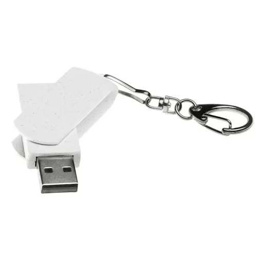 Флешка USB 2.0 Варуна на 32 ГБ, крапчатый белый фото 2