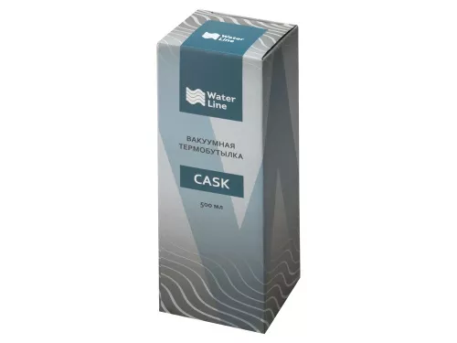 Вакуумная термобутылка Cask Waterline, soft touch, 500 мл, синий фото 7 Вакуумная термобутылка Cask Waterline, soft touch, 500 мл, синий фото 7
