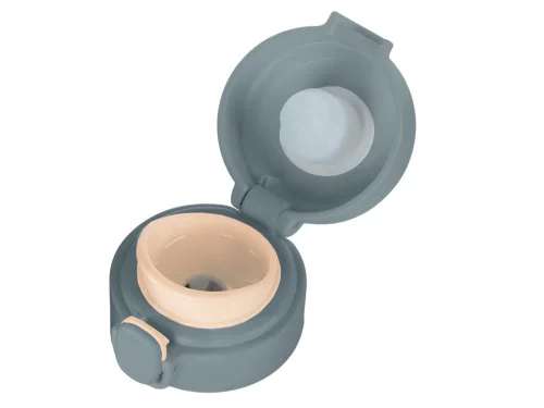 Вакуумная термокружка Waterline c кнопкой Guard, 400 мл, тубус, антрацит фото 5