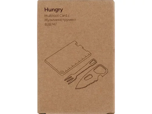 Мультиинструмент с ножом и вилкой Hungry, черный фото 11