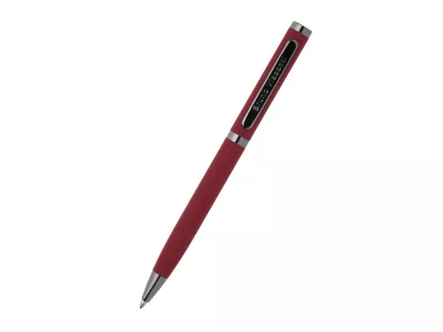 Ручка Firenze шариковая автоматическая софт-тач, красная 20-0301