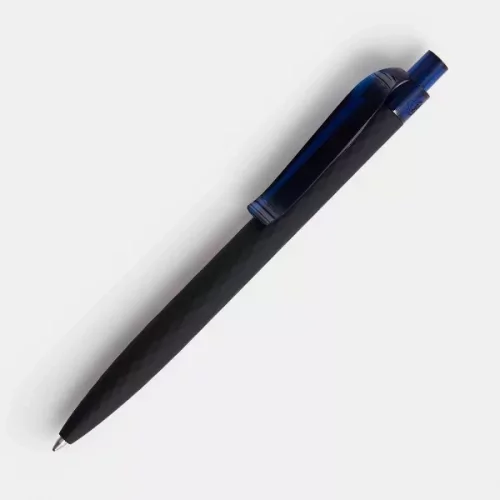 Ручка шариковая Prodir QS01 PRT-T Soft Touch, черная с синим Ручка шариковая Prodir QS01 PRT-T Soft Touch, черная с синим