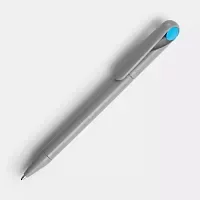 Ручка шариковая Prodir DS1 TMM Dot, серая с голубым