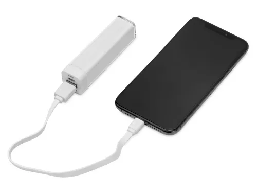 Портативное зарядное устройство Ангра, 2200 mAh, белый фото 5