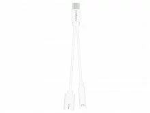 Rombica Type-C Adapter 3.5C, белый