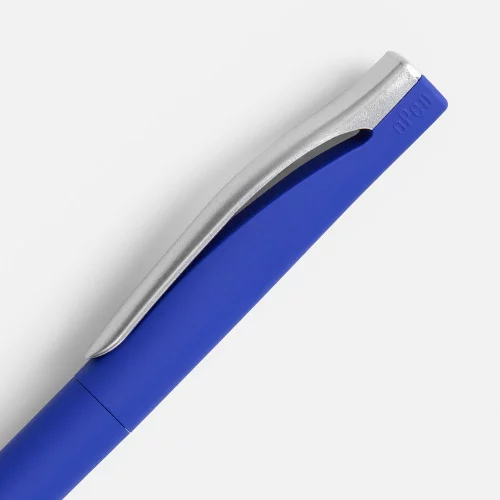 Ручка шариковая Pin Soft Touch, синяя фото 3