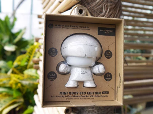 Портативная колонка mini Xboy Eco, пшенично-белый фото 4