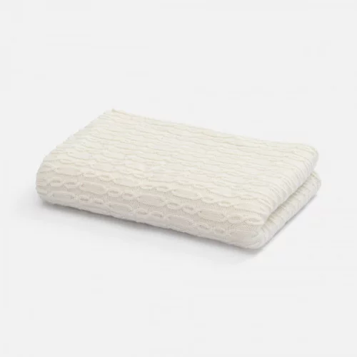 Плед Knitline, белый (молочный) Плед Knitline, белый (молочный)