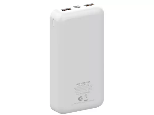 Портативный внешний аккумулятор SM20000 White (Р) фото 5 Портативный внешний аккумулятор SM20000 White (Р) фото 5