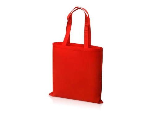 Сумка для шопинга Carryme 140 хлопковая, 140 г/м2, красный фото 2