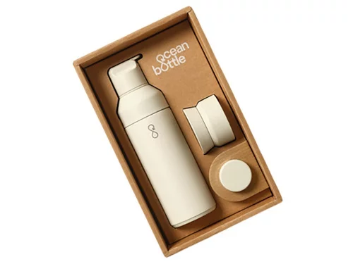 Подарочный набор Ocean Bottle 3-в-1 объемом 500 мл - Sandstone фото 5