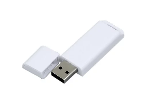 Флешка 3.0 прямоугольной формы, оригинальный дизайн, двухцветный корпус, 32 Гб, белый фото 5