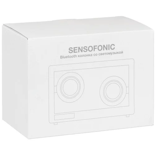 Bluetooth-колонка со светомузыкой Sensofonic, черная фото 11
