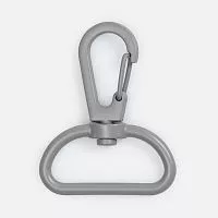 Застежка-карабин Snap Hook, L, серая