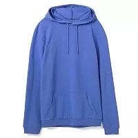 Толстовка с капюшоном унисекс Hoodie, ярко-синий меланж