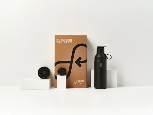Подарочный набор Ocean Bottle 3-в-1 объемом 500 мл - Obsidian Black фото 4 Подарочный набор Ocean Bottle 3-в-1 объемом 500 мл - Obsidian Black фото 4